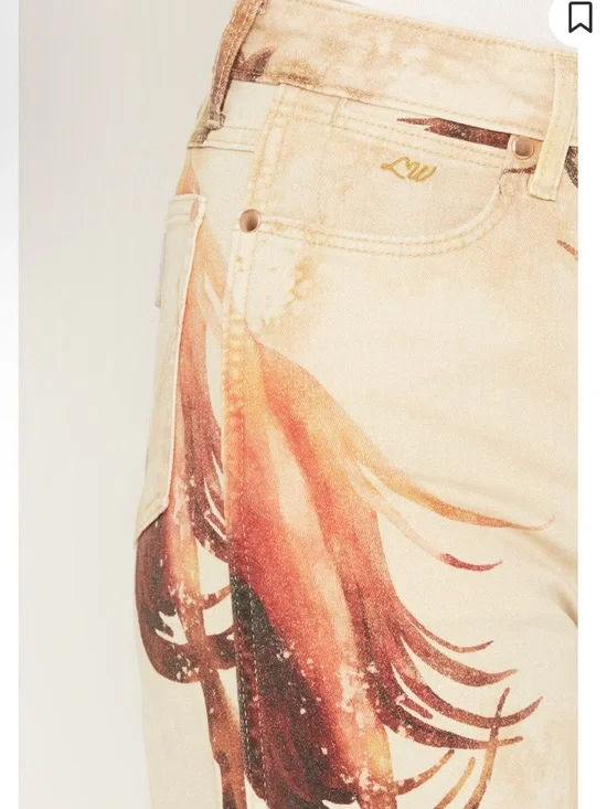 WRANGLER X LAINEY WILSON Sz 25 WOMEN'S HIGH RISE HORSE STRETCH DENIM JEANS - Picture 4 of 4